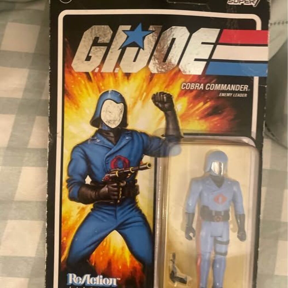 Super7 ReAction Figures G.I. Joe Cobra Commander